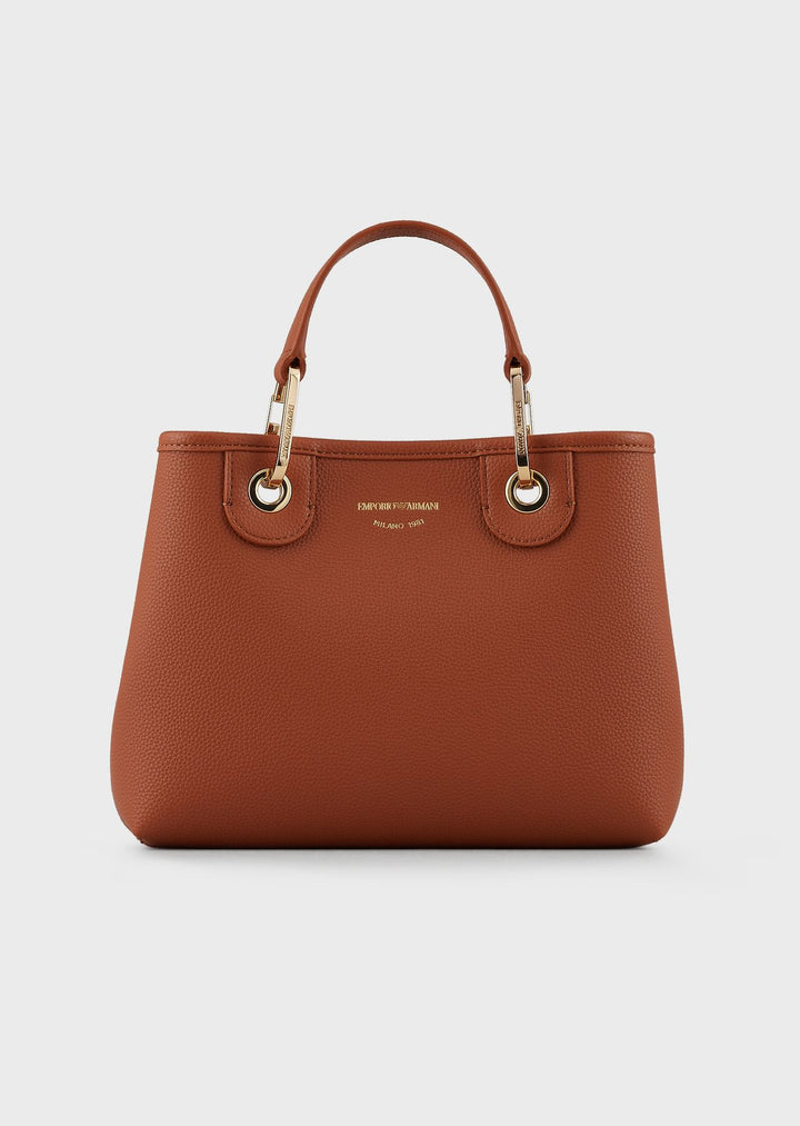 Emporio Armani SMALL MYEA SHOPPER BAG WITH DEER PRINT حقيبة تسوق إمبوريو أرماني صغيرة MYEA بطبعة غزال
