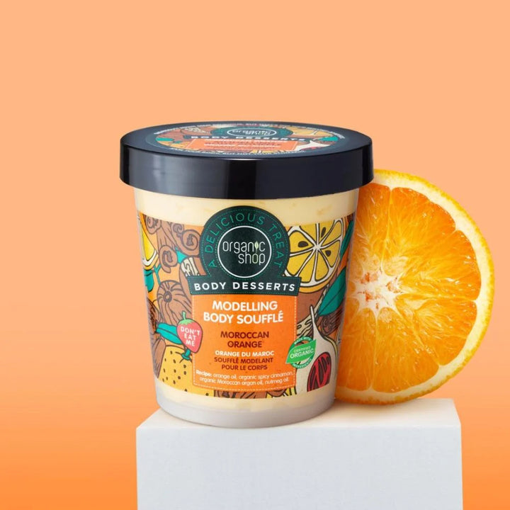 Organic Shop Body Desserts مقشر الجسم بنكهة البرتقال المغربي