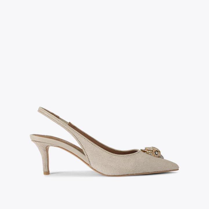 Kurt Geiger London
BELGRAVIA SLING BACK - Classic heels - beige oth  كيرت غايغر لندن
حذاء بيلجرافيا سلينغ باك – كعب كلاسيكي – بيج