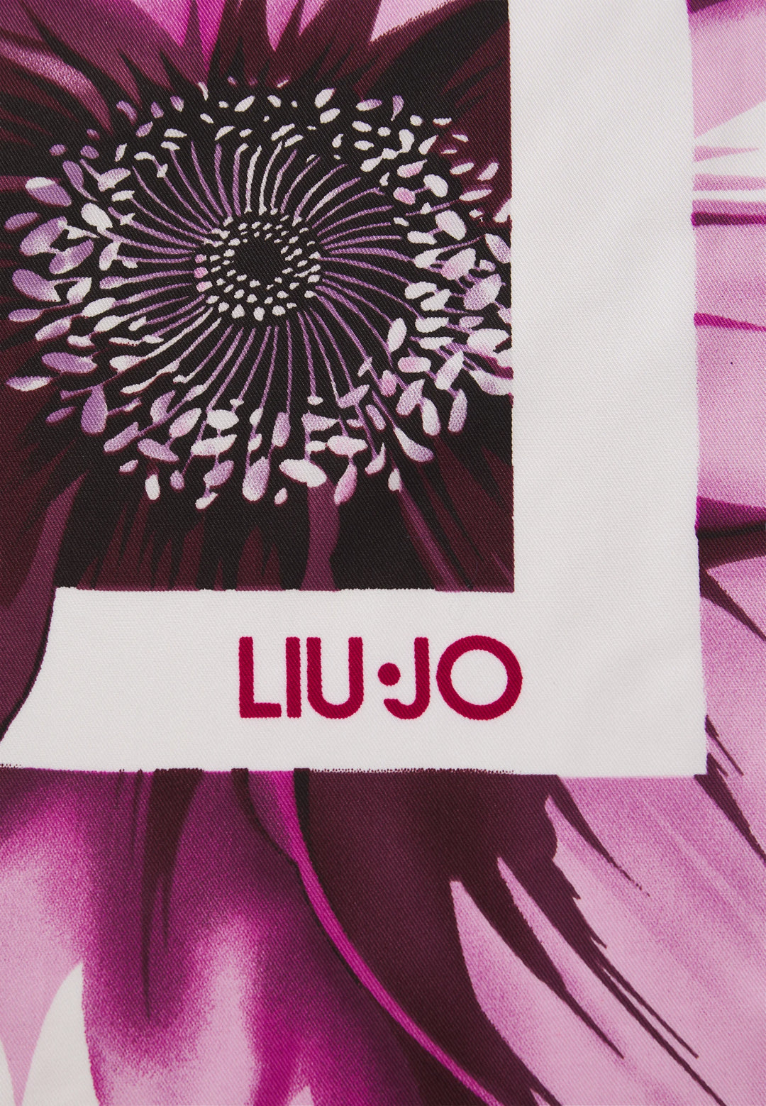 Floral Scarf Colour Sangria | Liu Jo - ليو جو - وشاح مزخرف باللون سانغريا