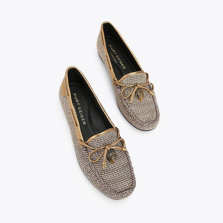 Kurt Geiger London EAGLE - Bootsschuh - Beige/Goldfarben - كيرت غايغر لندن - حذاء قارب EAGLE باللون البيج/الذهبي