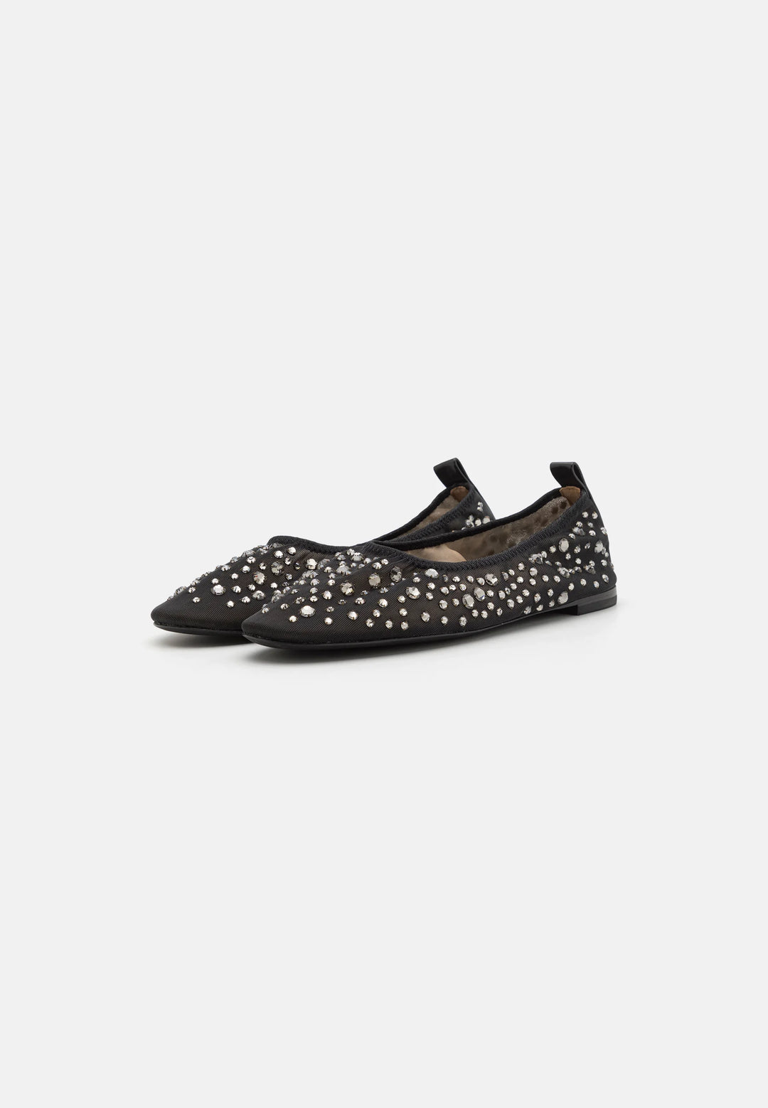 TORY BURCH
CRYSTAL BALLET - BALLET PUMPS - BLACK - توري بورش
كريستال باليه – حذاء باليه – أسود