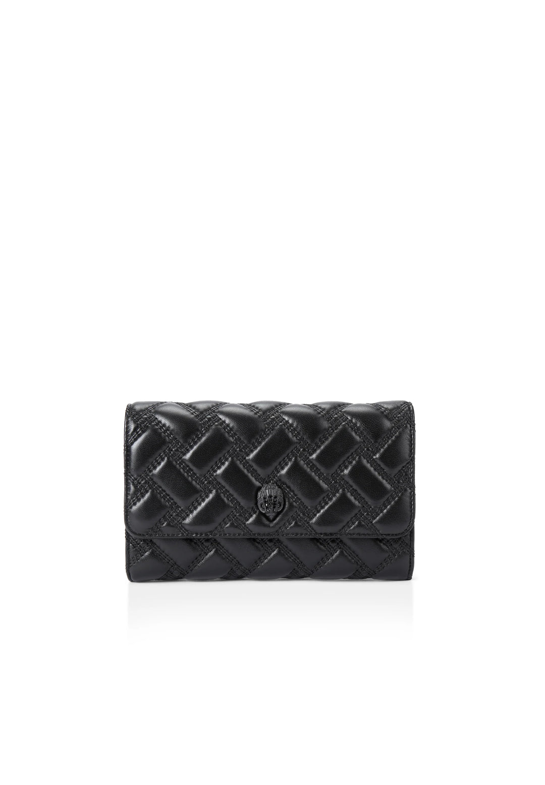 Kurt Geiger London Kensington Chain Quilted Clutch Bag - كيرت غايغر لندن - حقيبة كلاتش مبطنة بسلسلة موديل Kensington