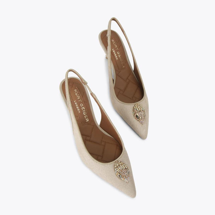 Kurt Geiger London
BELGRAVIA SLING BACK - Classic heels - beige oth  كيرت غايغر لندن
حذاء بيلجرافيا سلينغ باك – كعب كلاسيكي – بيج