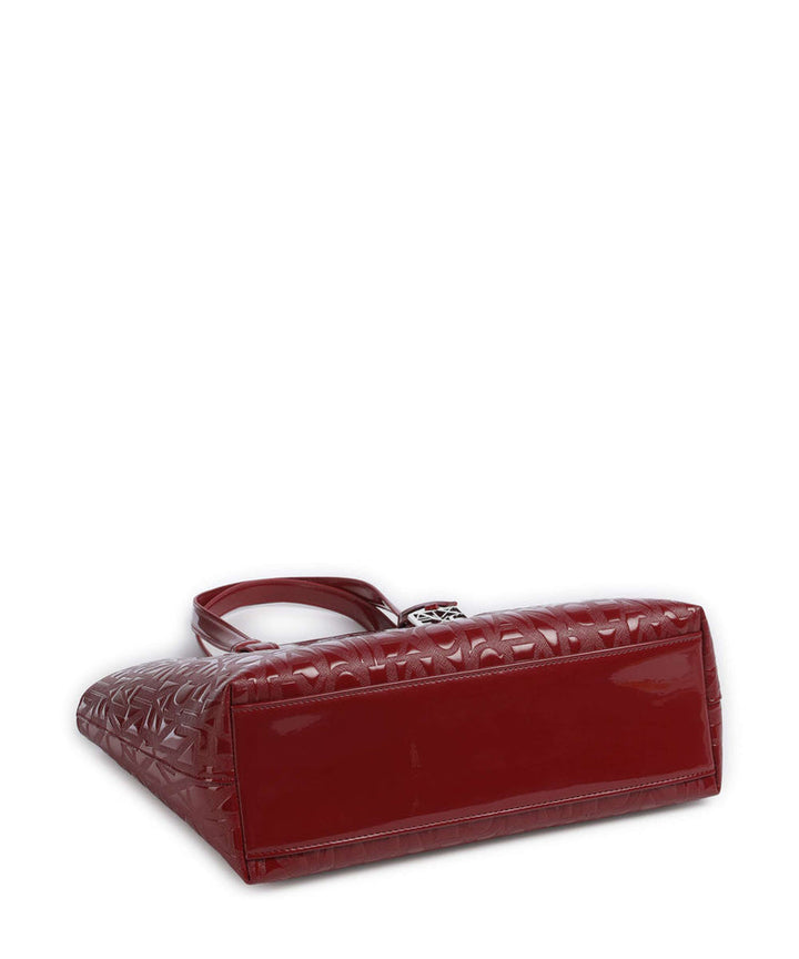 Armani Exchange Liz Patent M Tote bag - أرماني إكسشينج حقيبة حمل ليز إم ببراءة اختراع