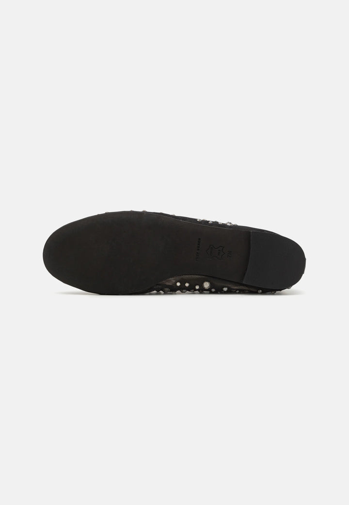 TORY BURCH
CRYSTAL BALLET - BALLET PUMPS - BLACK - توري بورش
كريستال باليه – حذاء باليه – أسود