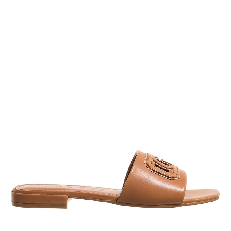 Guess Slides Tarisha Tan/Gold - كاس صندل تاريشا تان/ذهبي