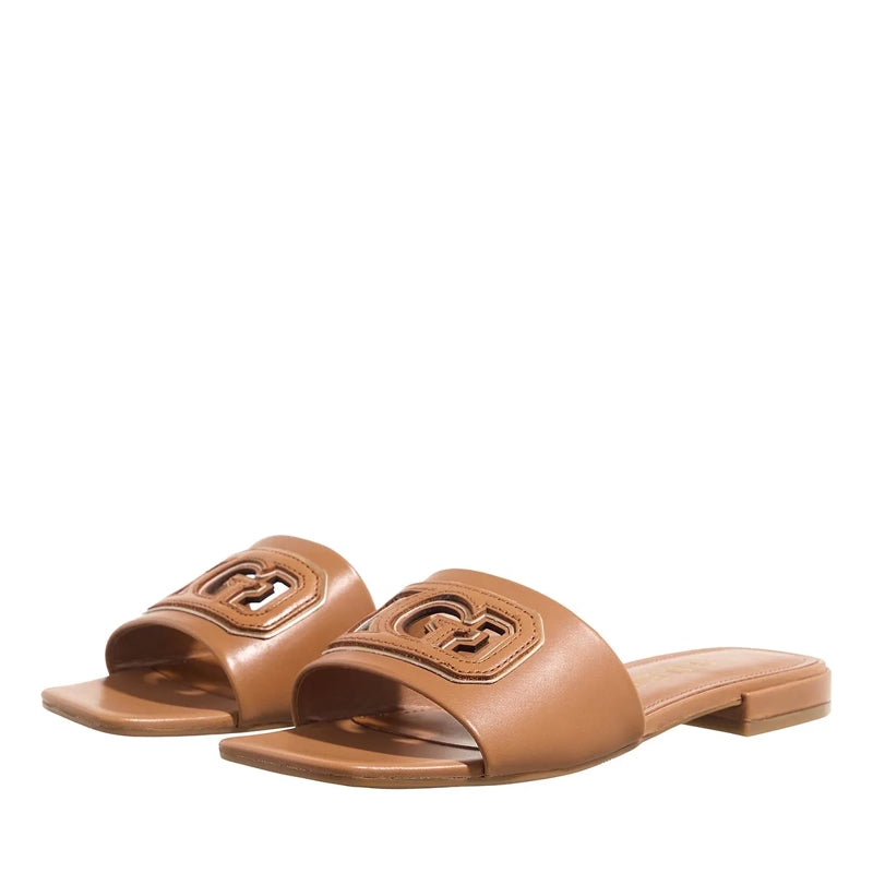 Guess Slides Tarisha Tan/Gold - كاس صندل تاريشا تان/ذهبي