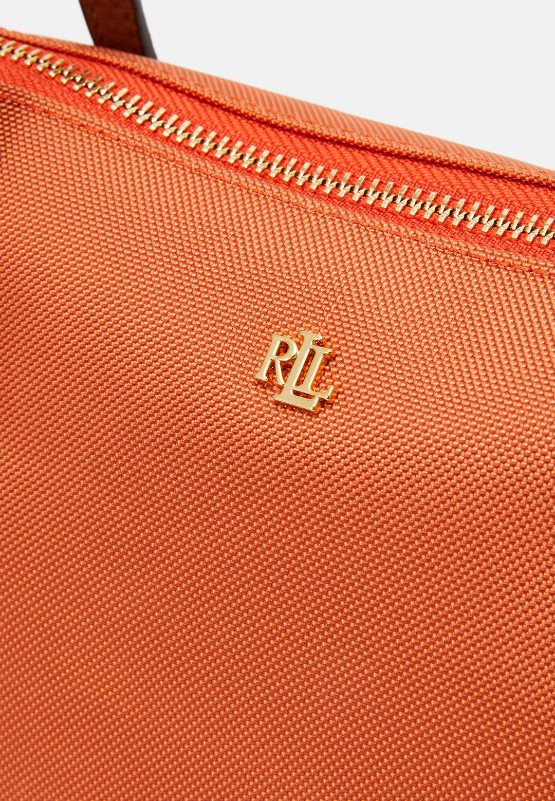 Lauren Ralph Lauren Chadwick Medium Nylon Tote in Orange لورين