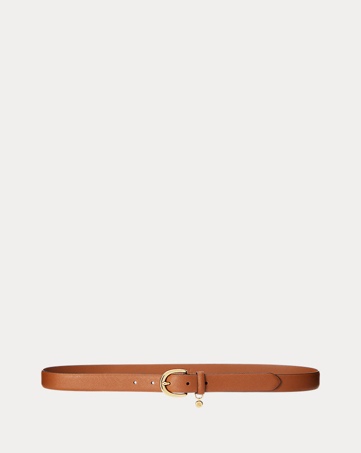 Charm Crosshatch Leather Belt - حزام جلدي كروس هاتش تشارم