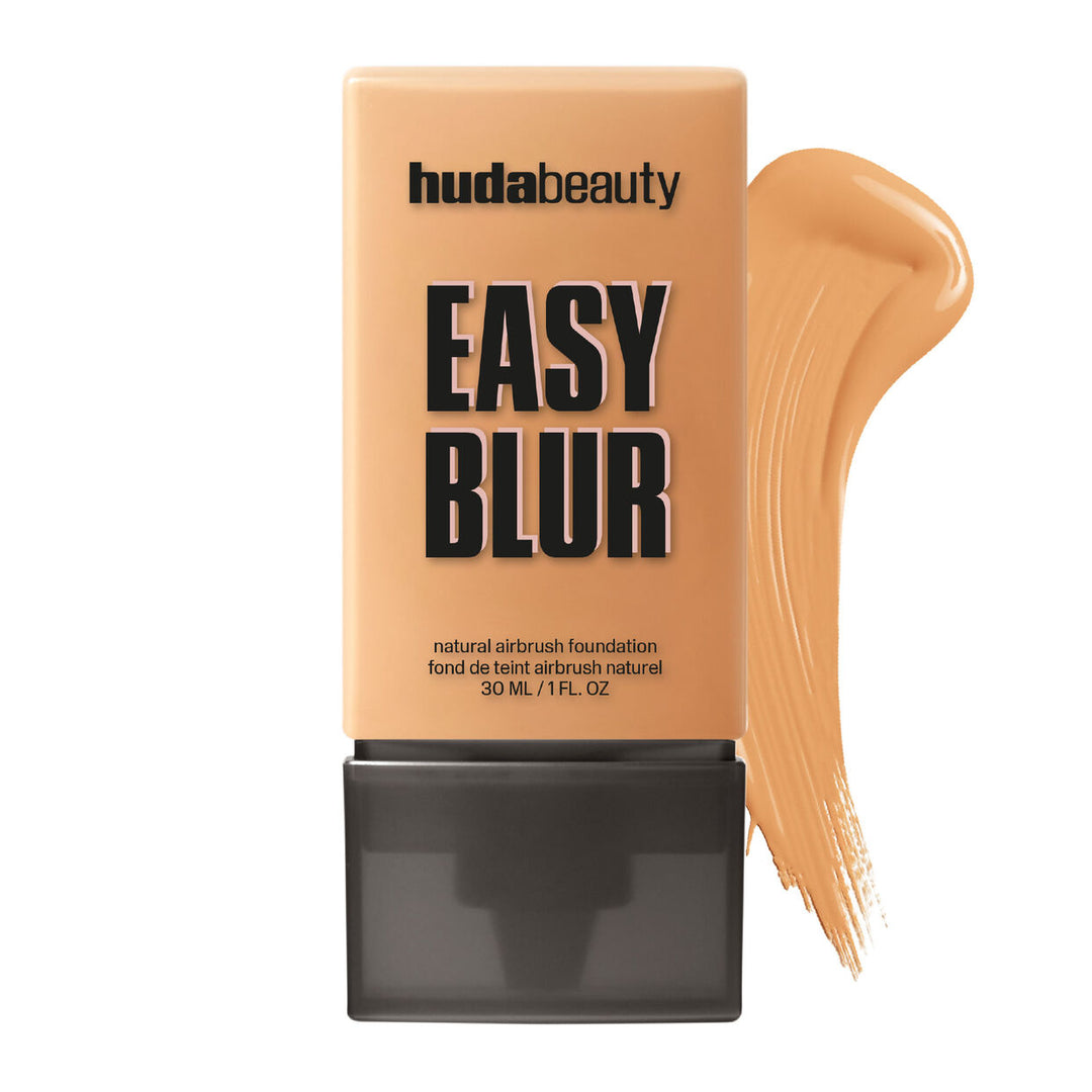 HUDA BEAUTY Easy Blur Natural Airbrush Foundation with Niacinamide - هدى بيوتي كريم أساس إيزي بلور لإطلالة طبيعية خالية من العيوب مع النياسيناميد