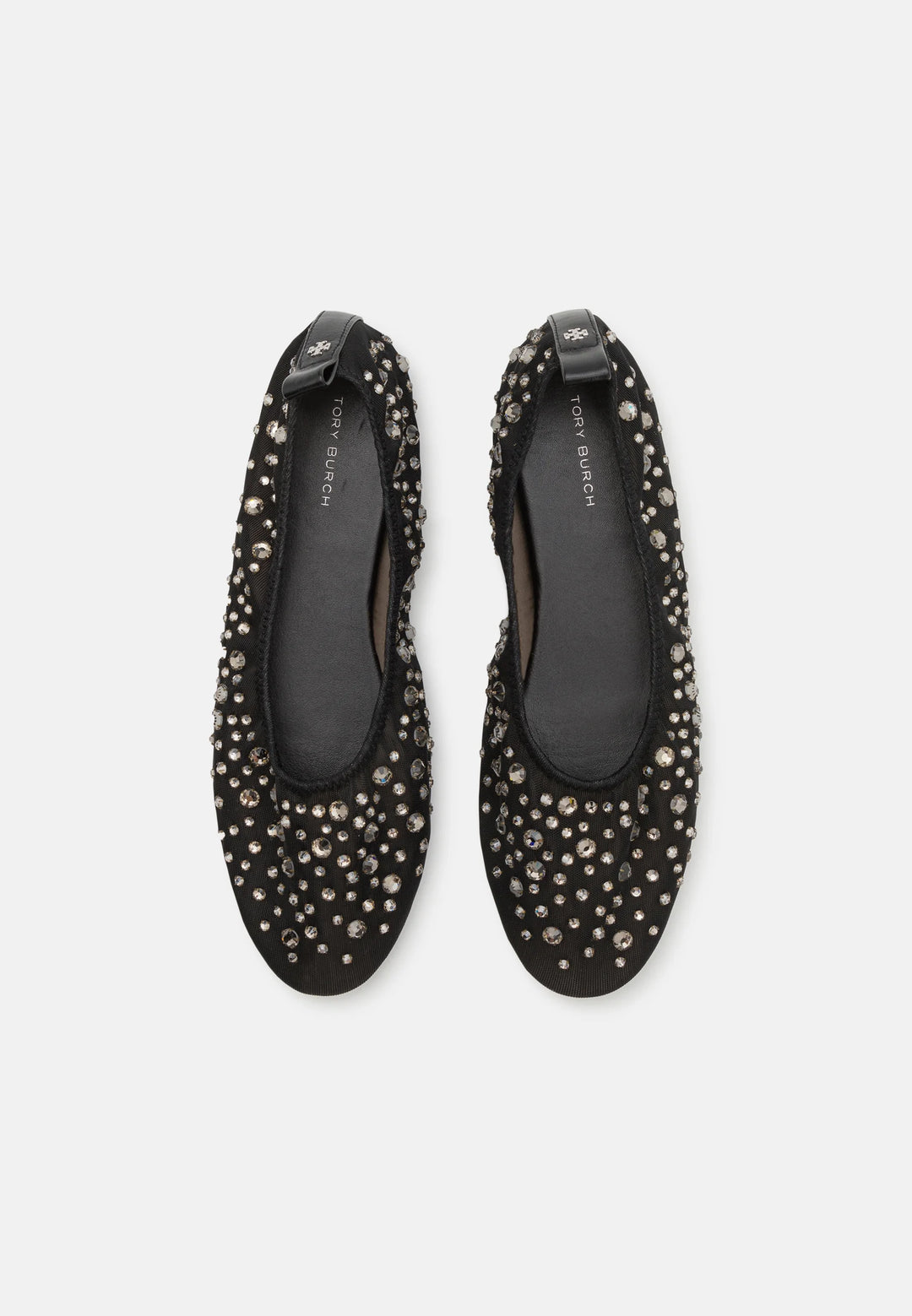 TORY BURCH
CRYSTAL BALLET - BALLET PUMPS - BLACK - توري بورش
كريستال باليه – حذاء باليه – أسود