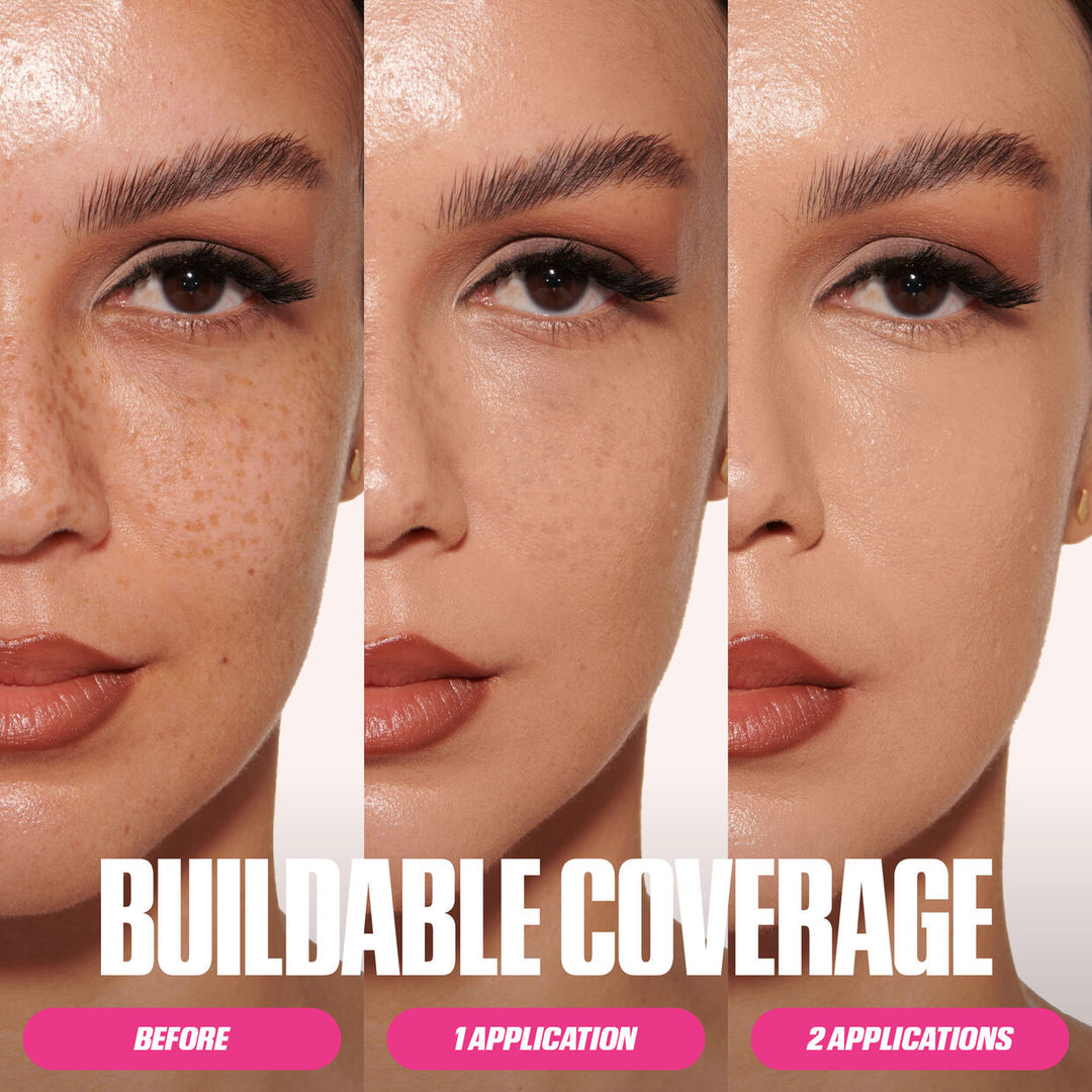 HUDA BEAUTY Easy Blur Natural Airbrush Foundation with Niacinamide - هدى بيوتي كريم أساس إيزي بلور لإطلالة طبيعية خالية من العيوب مع النياسيناميد