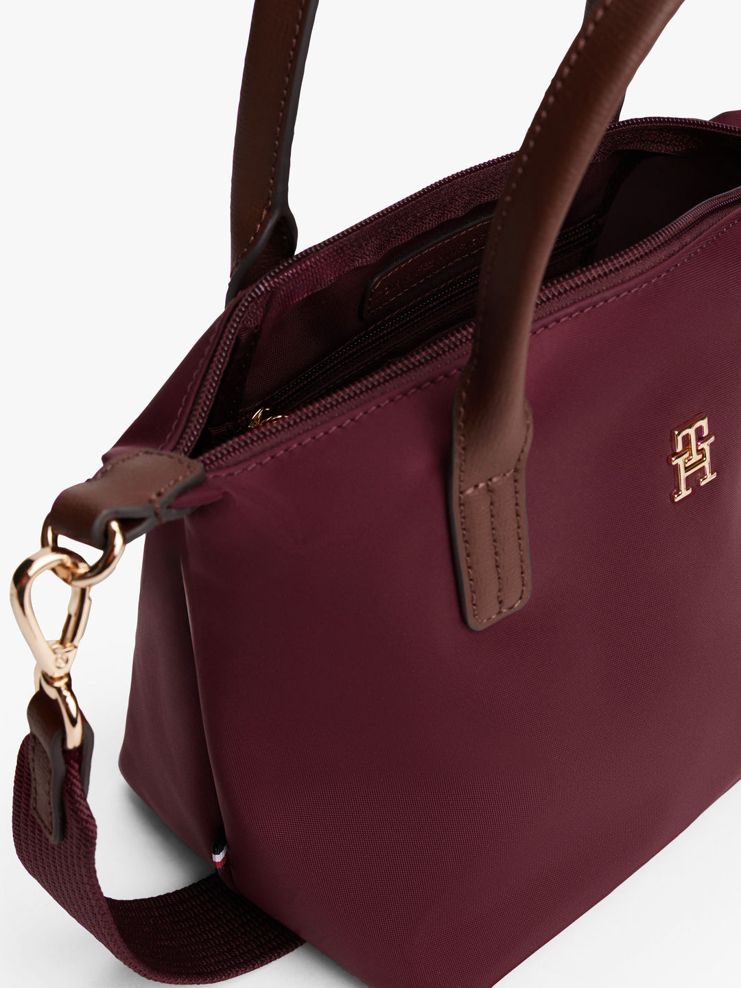 Tommy Hilfiger Webbing Crossbody Tote Bag - تومي هيلفيغر حقيبة توت بحمالة كروس ويبنج