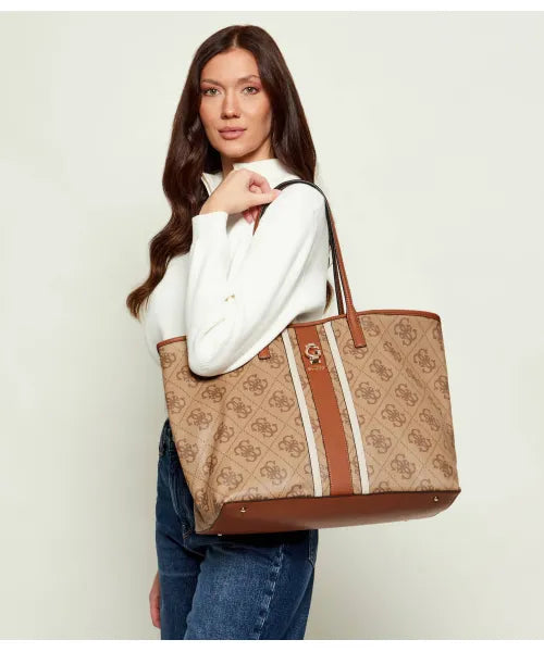 Guess Erenia Large 2-in-1 Tote - جس حقيبة تسوق إيرينيا الكبيرة 2 في 1