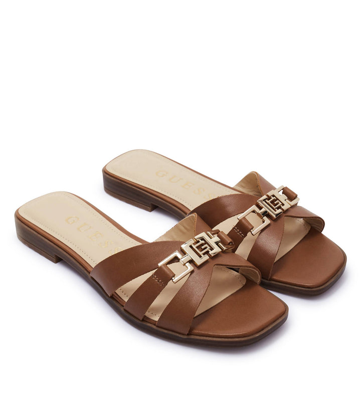 Leather Slippers Lady Ronii - الأحذية الجلدية للسيدات