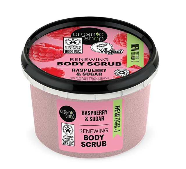 Organic Shop Body Desserts مقشر الجسم بنكهة التوت والسكر