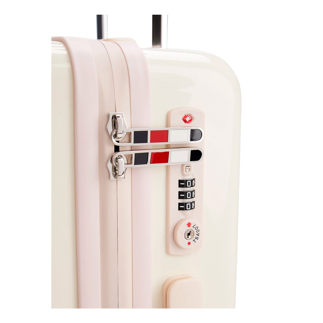 TOMMY HILFIGER TH Travel Cabin Case Z00 Ivory Petal - تومي هيلفيغر حقيبة سفر للمقصورة Z00 Ivory Petal